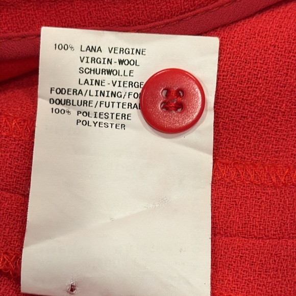 Armani Collezioni Vibrant Red dress pants 8 - Picture 5 of 9